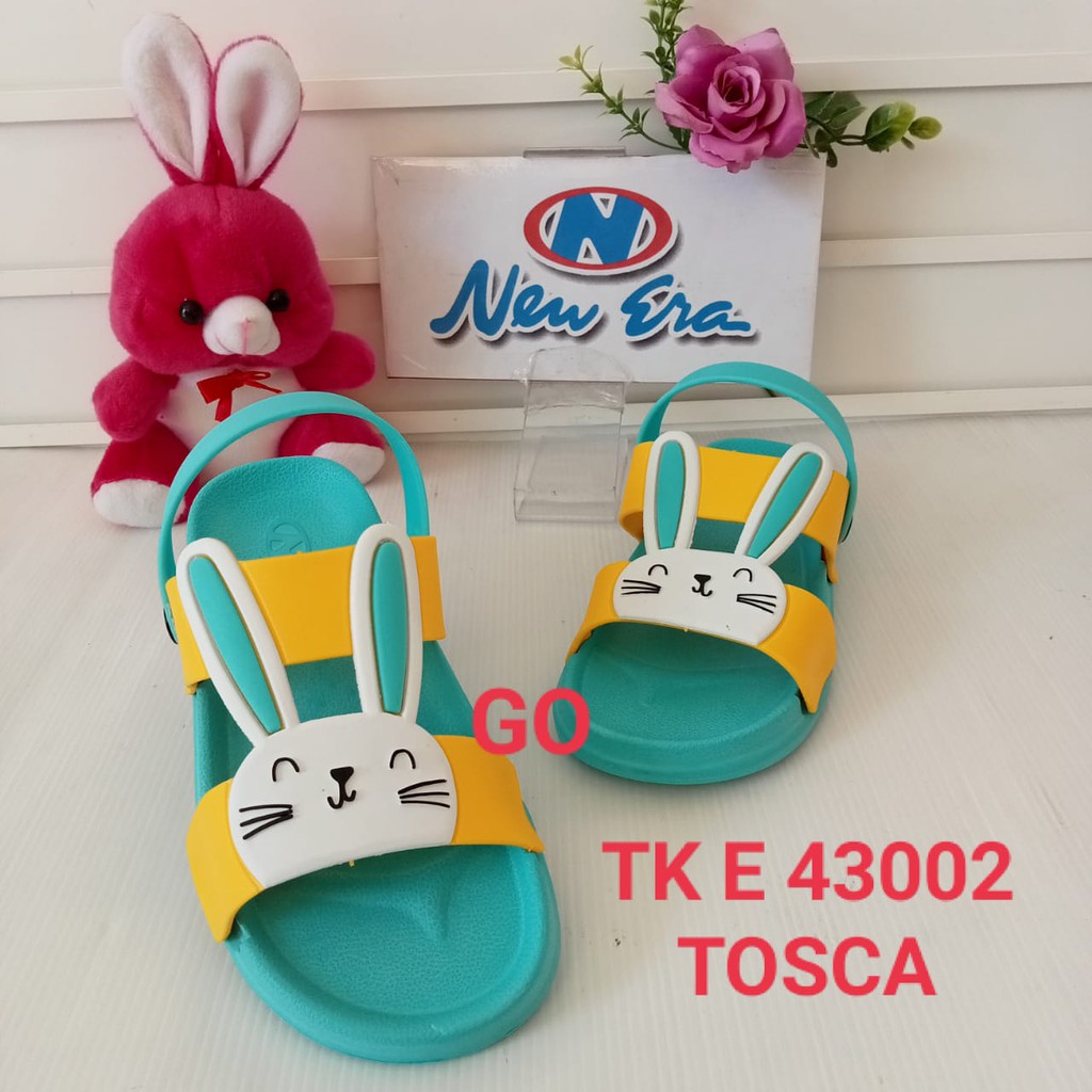 gos NEW ERA TK E 43002 Sandal Selop Kelinci Anak Perempuan Sendal Karet Anak Anti Slip Original