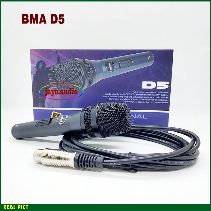 Jual Mic Kabel Original Bma D Microphone Cable Mik Karaoke Kabel