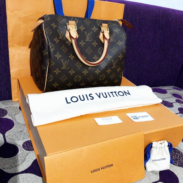Authentic Louis Vuitton Speedy 25 year 2019 / LV Speedy 25 / Tas LV Original