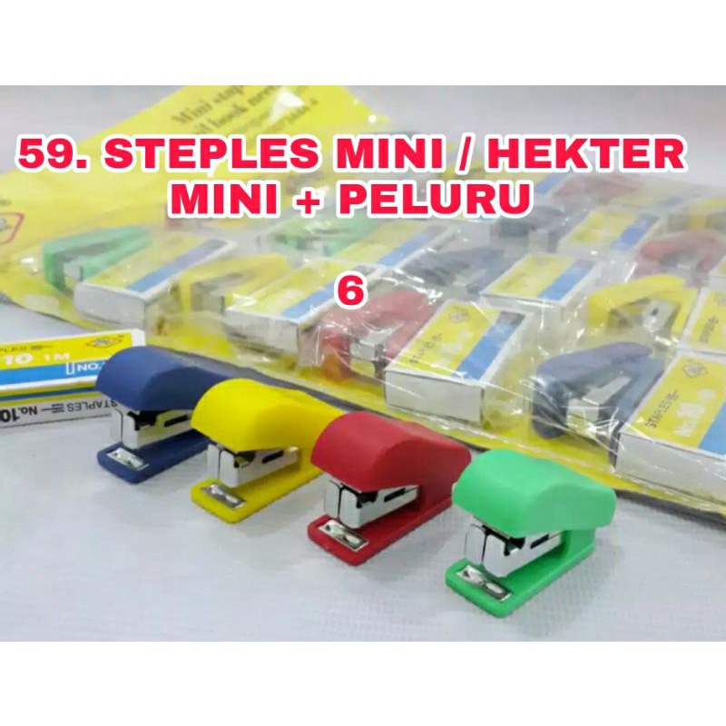 

Staples Mini Stapler 1PCS / Hekter mini + BONUS isinya