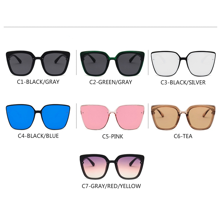 Fashionable Korean thick-edge ins trendy street sunglasses