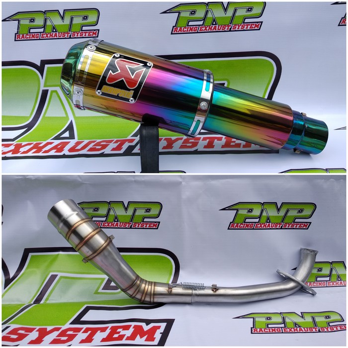 Knalpot AKRAPOVIC GP M1 RAINBOW ADV NMAX AEROX VARIO BEAT MIO PCX XMAX