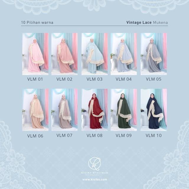 MUKENA VINTAGE LACE by Kiciks Muslimah