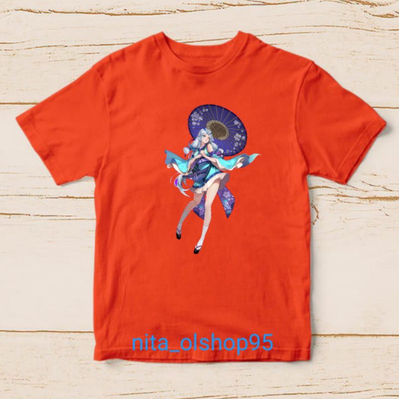 baju anak mobile legends kaos Hero kagura