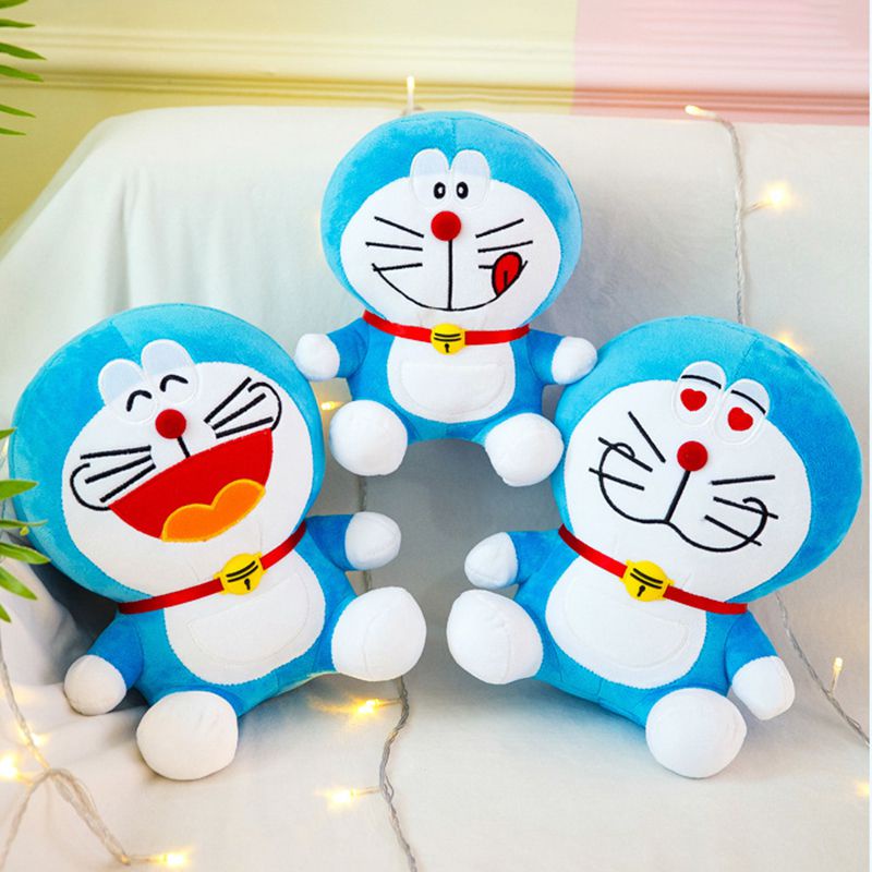 Anime Plush Doraemon Mainan Kualitas Tinggi Boneka Kucing Lucu Boneka Lembut Hadiah Bantal