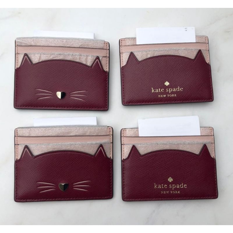 Original Card Holder Katespade ♤ Kate Spade Cardholder Pink multi