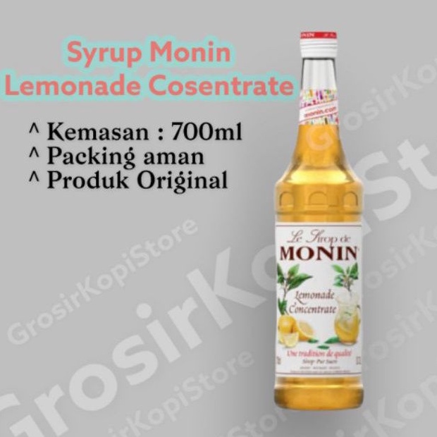 

Monin Lemonade Cosentrade 700ml