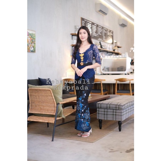 KEBAYA BALI WARNA NAVY KEBAYA MURAH ROK DUYUNG ROK MERMAID ROK WISUDA