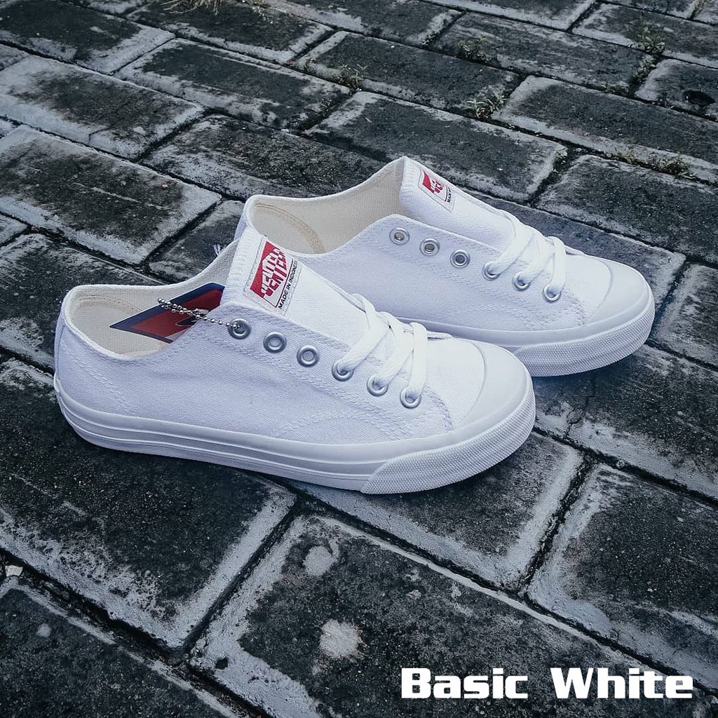 Sepatu Ventela Original Basic Ethnic High Low HI Lo Black Natural  AllBlack All White BN-BASIC WHITE