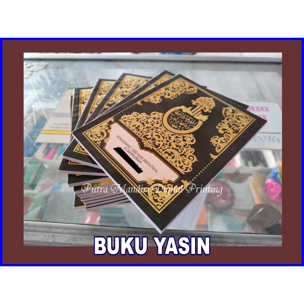 

BUKU YASIN ISI 128 LEMBAR - CETAK FULL WARNA - SOFT COVER