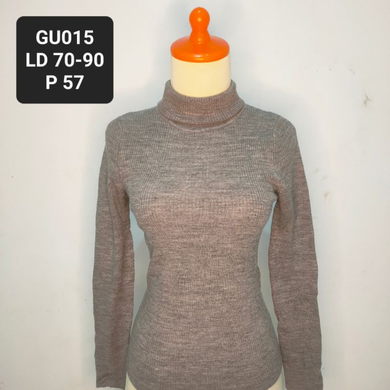 Thrift Rajut Turtleneck Inner GU