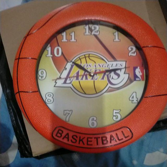 Jam Dinding Esa 915 Bola Basket Detak Movement Diameter 28 Cm Besar