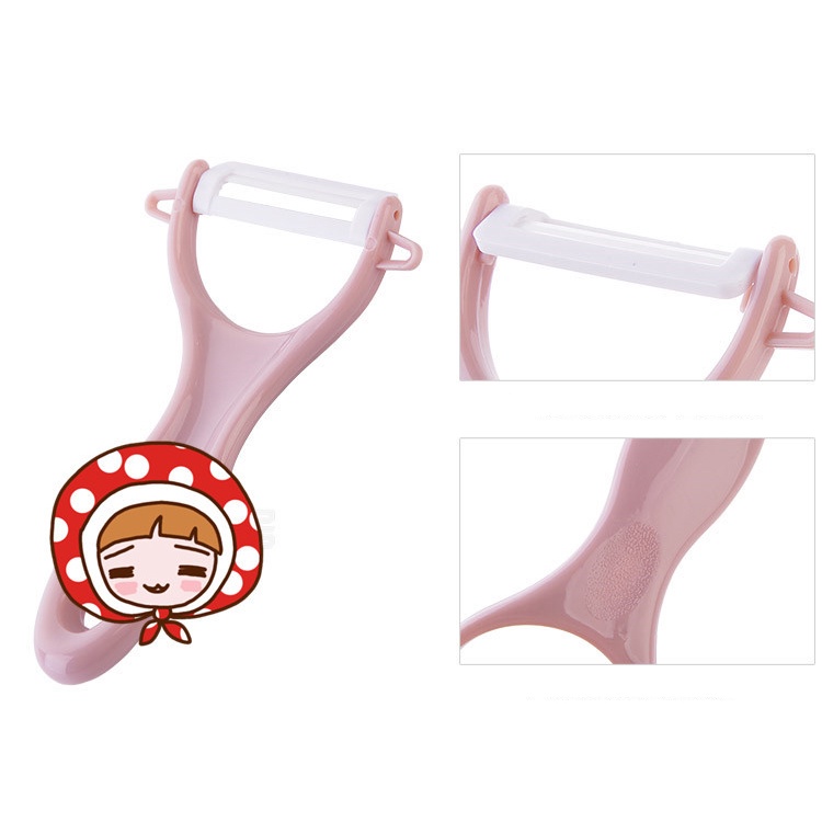

Ceramic Fruit Peeler Pengupas Buah Sayur Pisau Keramik Warna 1031