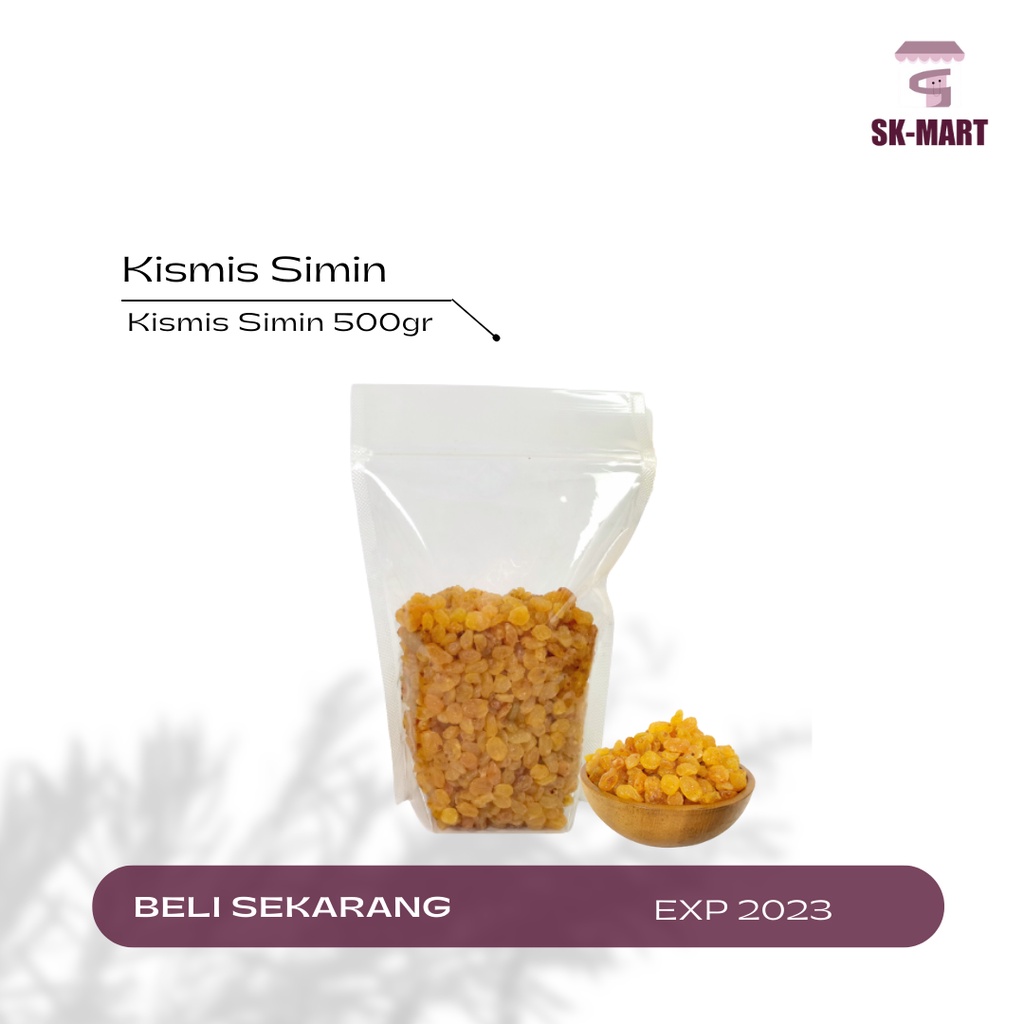 

KISMIS SIMIN SULTAN / 500GR