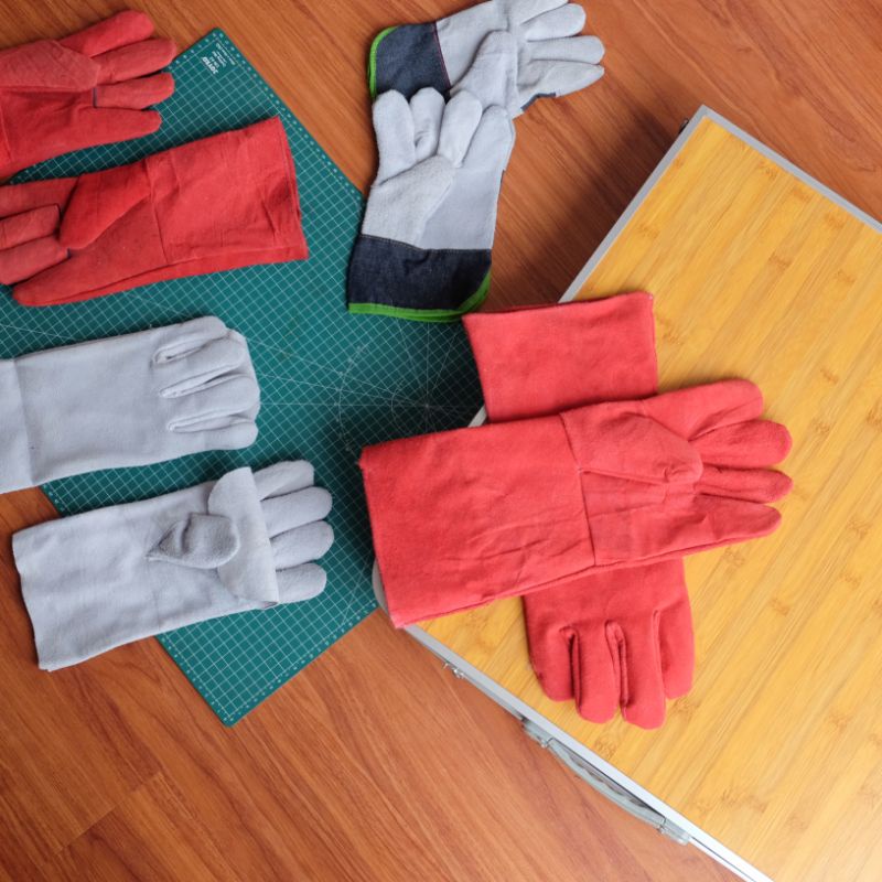 Sarung Tangan Safety Gloves Las  Welding wender Sarung Tangan Proyek Sarung Tangan Buat Nge Cor serba pungsi