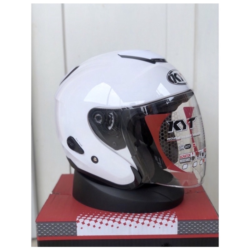 KYT KYOTO | KYT KYOTO | WHITE BLACK GREY TERLARIS