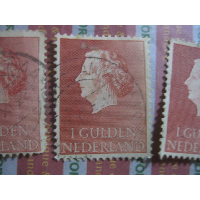 Perangko Prangko Nederland Juliana 1 Gulden Iklan L542