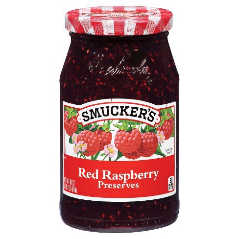 

Smucker's Red Raspberry Preserves Nett 510 Gr
