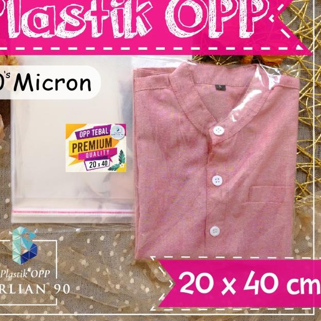 

Plastik Opp Lem 20X40 Cm Tebal 40 Micron / Plastik Opp Seal Premium
