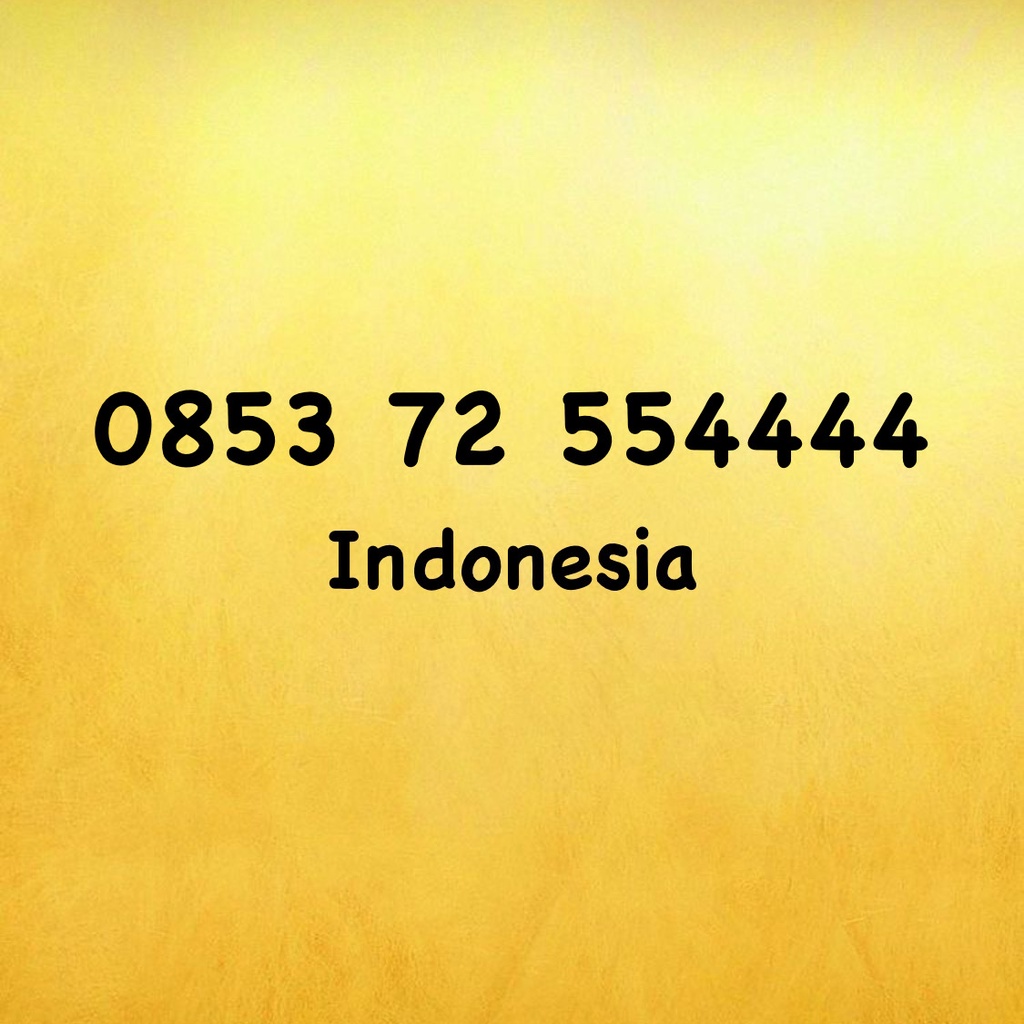 Nomor Cantik Kartu AS Triple AA - 0853 72 554444 - 0853 7255 4444