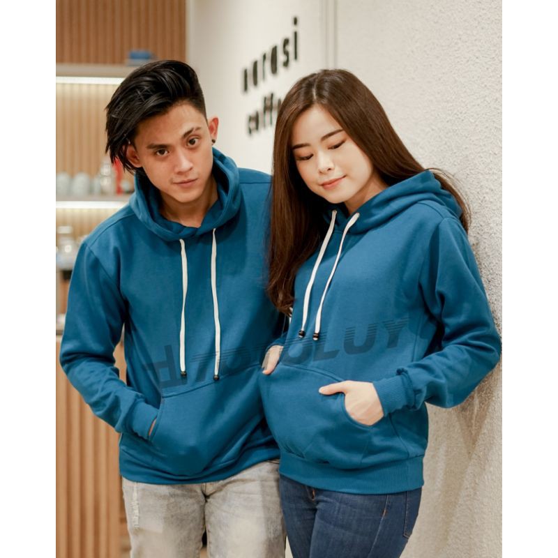 MUKZHOP - COUPLE SWEATER HODDIE POLOS / NEW - TOTOLUY. ID / BIRU ITB