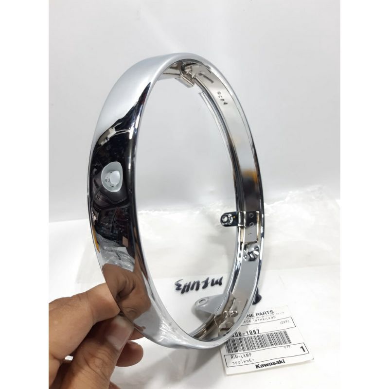ring batok lampu depan ninja r ss original import kawasaki chrome bisa pake daymaker rim ninja s ss