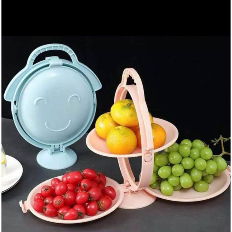 TEMPAT BUAH LIPAT / TEMPAT SNACK / TEMPAT MAKANAN PORTABLE / TEMPAT BUAH UNIK