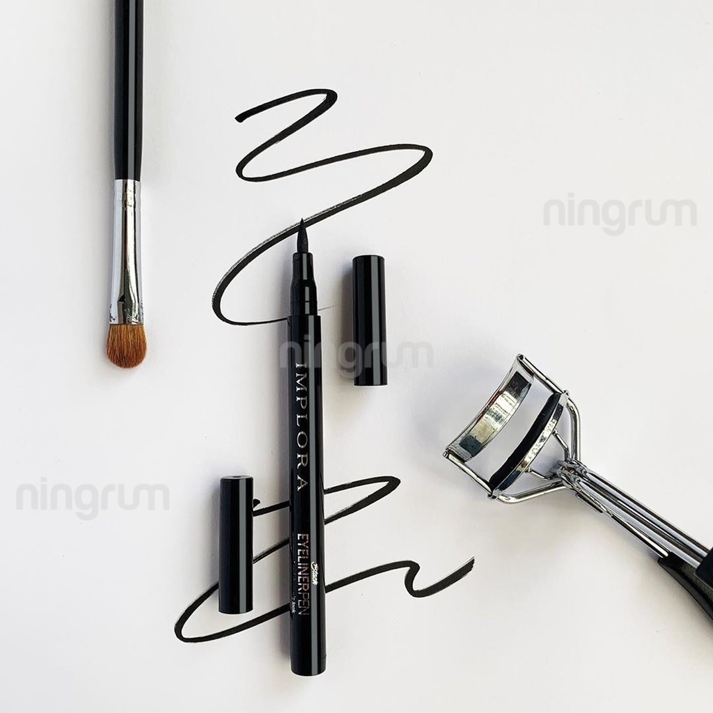 Ningrum - Implora Eyeliner Pen 100% Original BPOM | Pensil Alis Implora Eye liner - 5109