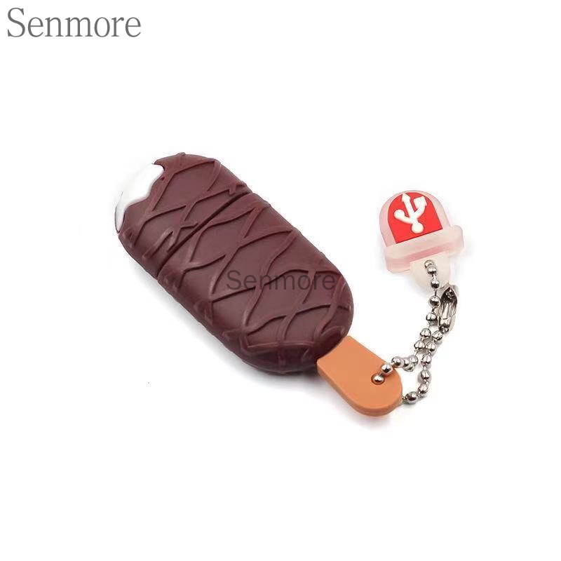 Pendrive128gb 1TB 2tb 1GB / 8 / 16 / 32 / 64 64 Gb Desain Kartun Kelinci Putih Coklat Chips Untuk Hadiah