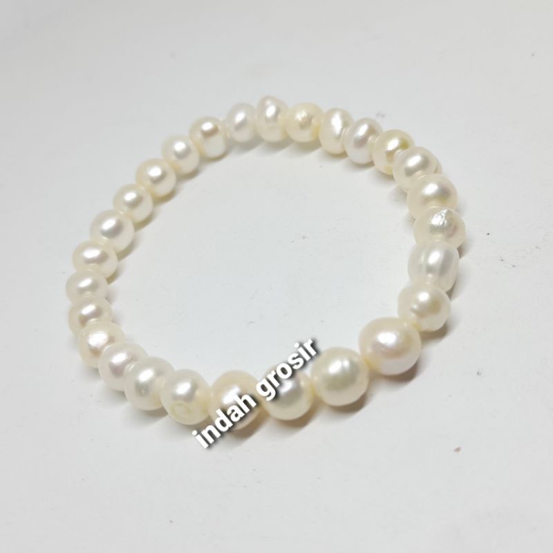 GELANG MUTIARA 6MM ASLI ORIGINAL