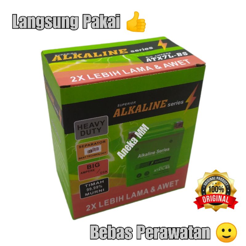 Alkaline ATX7L-BS Aki Honda CBR 250 R CBR 250 RR