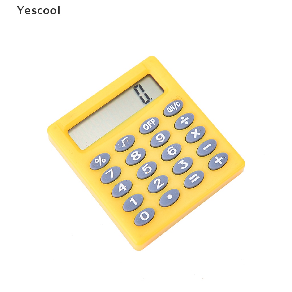 Yescool Kalkulator Mini Elektronik Warna Permen Untuk Pelajar / Kantor