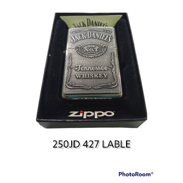 Zippo 250 Jack Daniels Lable Emblem