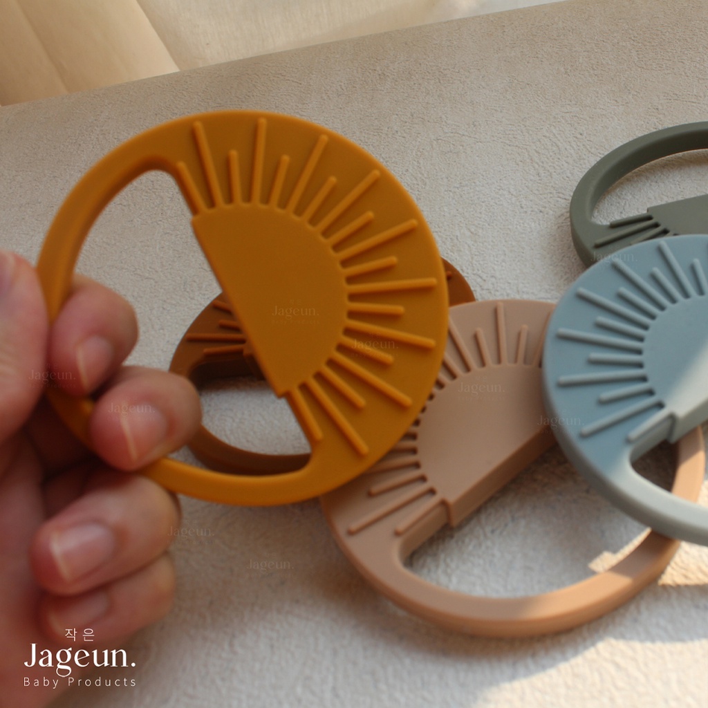 JAGEUN Premium Silicone Baby Sun Teether | Gigitan Bayi Matahari