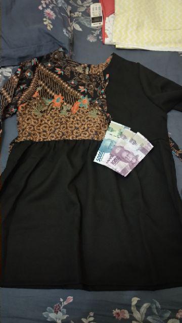 Batik Wanita Asj Sa Hrb026 Kenongo Kemeja Tosca Pendek