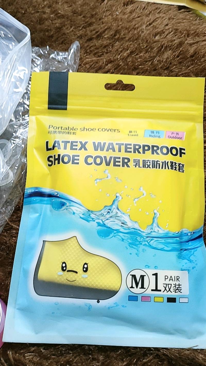 Cover Sepatu Silikon Anti Air Hujan Waterproof Karet Elastis Murah Jas Hujan Kaki Motor