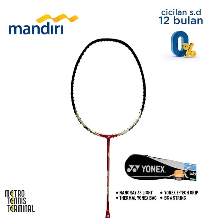 promo Yonex Nanoray 68 Light (Raket Badminton)