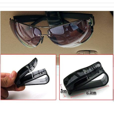 Penjepit Kacamata di sunvisor Mobil Clip Holder Glasses