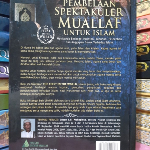 Buku Religi Agama BUKU PEMBELAAN SPEKTAKULER MUALLAF UNTUK ISLAM INSAN LS MOKOGINTA