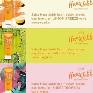 ★ BB ★  Salsa Hans Jebb Gel Skin Cleanser ( Lulur tanpa bilas ) - 100ml