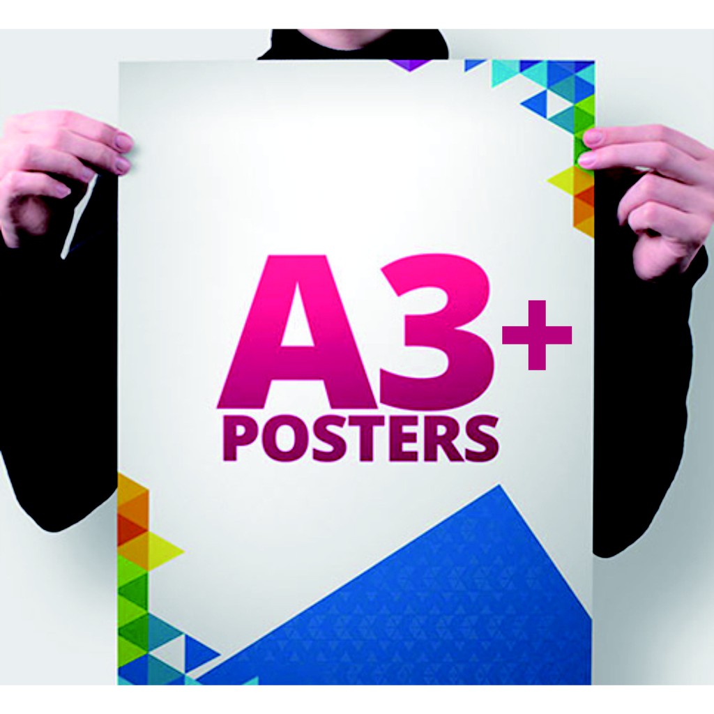 

POSTER PLUS LAMINASI UK. A3+ (DOFF/GLOSS)