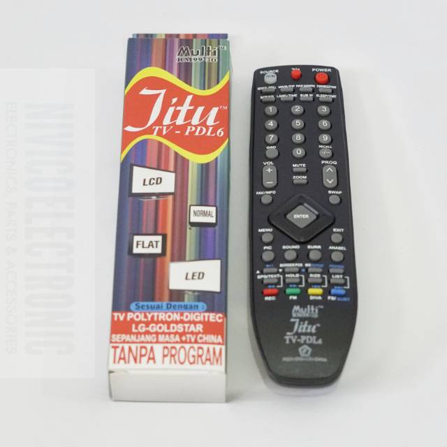 REMOT TV MULTI JITU POLY DIGITECH LG GOLDSTAR