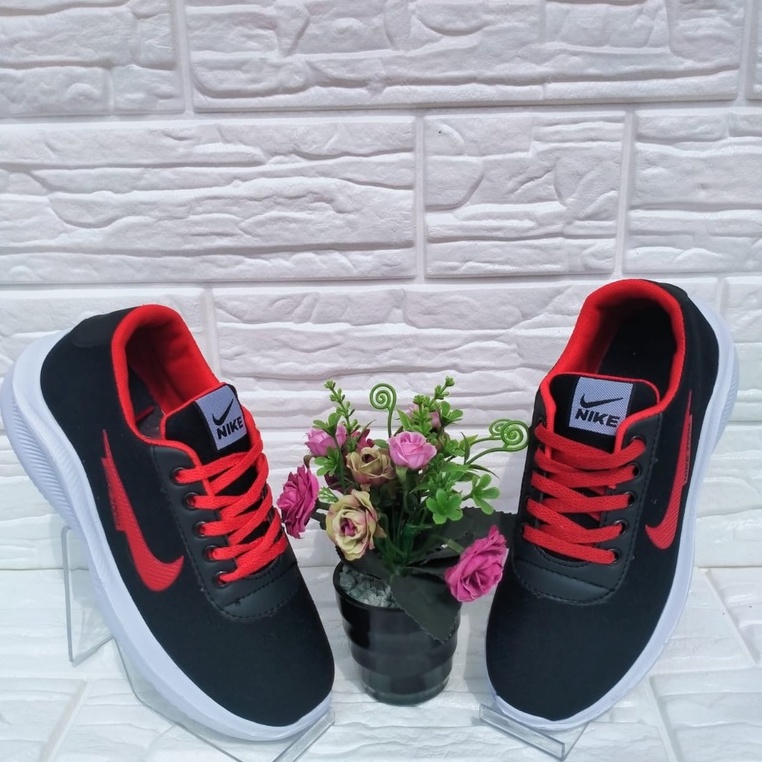 [COD] SEPATU ANAK SEKOLAH TK SD BALITA HITAM MERAH NK13 KIDS SIZE 30-37 SPORTY LAKI PEREMPUAN BBFF02 FASHION ANAK