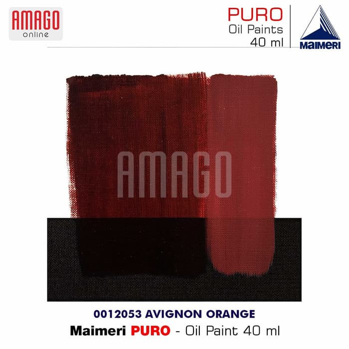 MAIMERI PURO - OIL PAINT - AVIGNON ORANGE - 40ML - M0012053