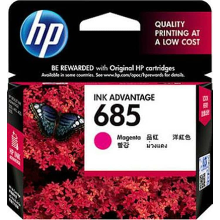 Tinta Cartridge Original HP 685 Magenta