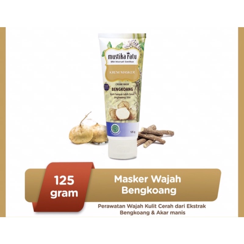 Mustika ratu masker bengkoang 15 gram | 60 gram | 125 gram