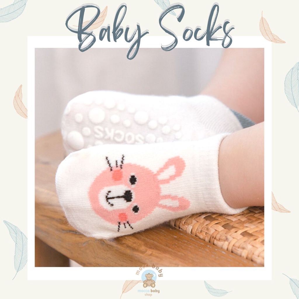 MBSS - Kaos Kaki Bayi Anak Laki Laki Perempuan Import Berkualitas newborn - 12 Bulan / ELLIFORE