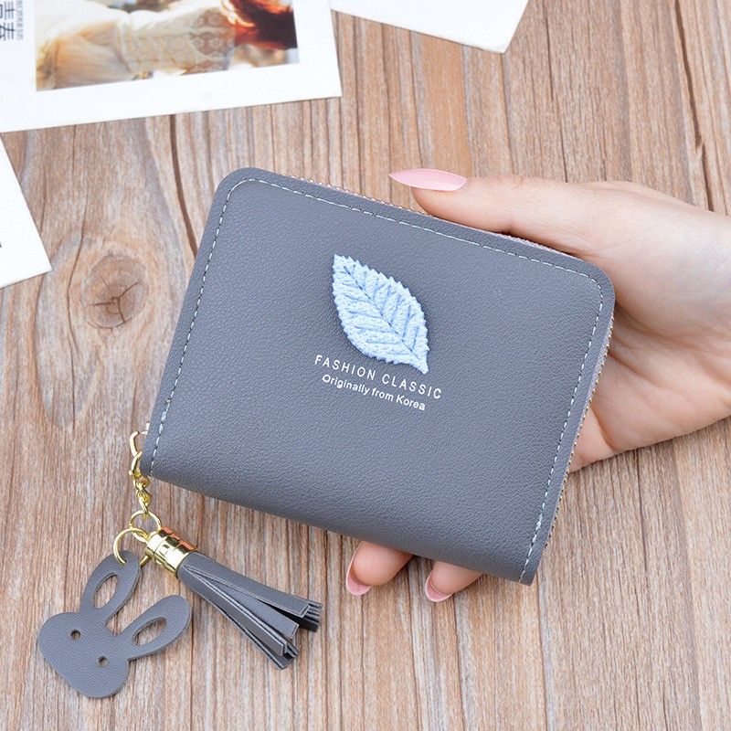 Bundara.id Do-1018 Korean style Dompet  mini Cantik daun import dompet wanita