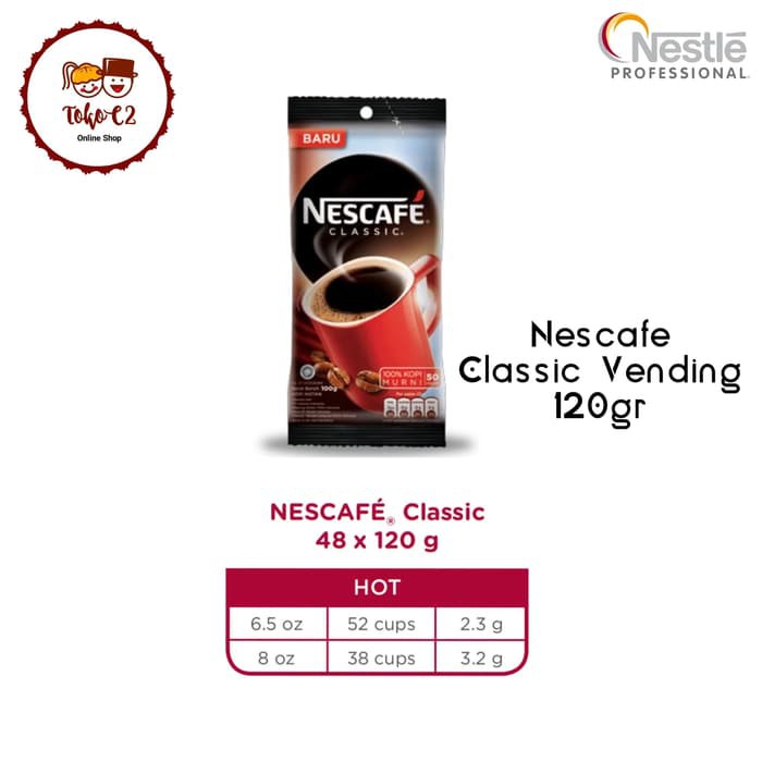 

NESCAFE CLASSIC VENDING ID 120GR Promo - kkp2462