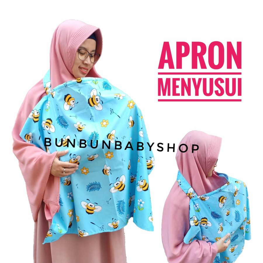 Apron Menyusui /Celemek Menyusui/ cover Nursing Karakter